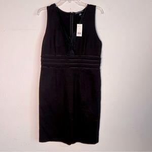 NEW with tags Banana Republic Size 12 little black dress with a v-neckline